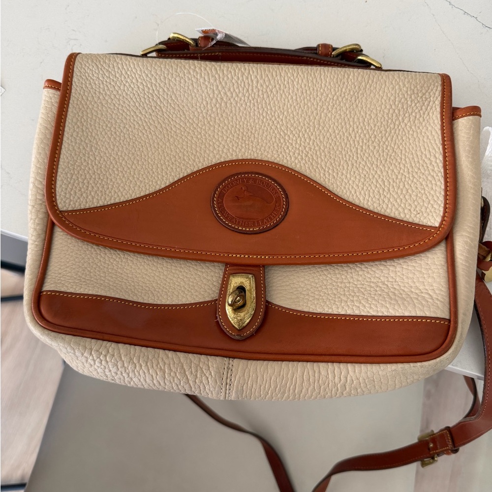 Vintage Dooney & Bourke Carrier, Bone